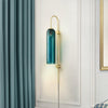 Modern Glass Plug In Wall Lamp