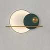 Modern Linear Double Circle Wall Light