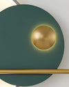 Modern Linear Double Circle Wall Light