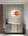 Modern Linear Double Circle Wall Light