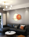 Modern Linear Double Circle Wall Light