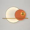 Modern Linear Double Circle Wall Light