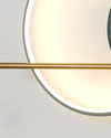 Modern Linear Double Circle Wall Light
