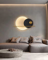 Modern Linear Double Circle Wall Light