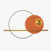 Modern Linear Double Circle Wall Light