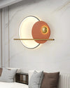 Modern Linear Double Circle Wall Light