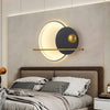 Modern Linear Double Circle Wall Light