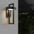 Rectangular Black Outdoor Wall Lamp Ha077342