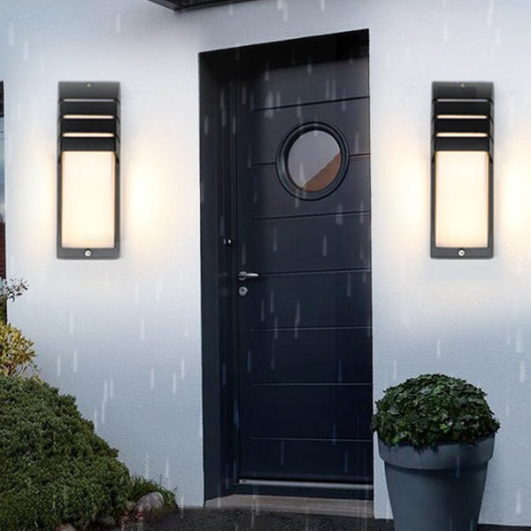 Motion Sensor Waterproof Led Wall Lights For Outdoor Balcony Terrace Aisle