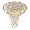 Multicolor Crystal Maple Leaf Chandelier