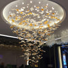 Multicolor Crystal Maple Leaf Chandelier