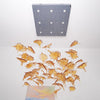 Multicolor Crystal Maple Leaf Chandelier