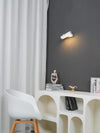 Modern Minimalist Wall Lamp with Wood and Metal, LED Wall Sconce for Bedroom and Hallway