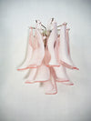 Vintage Murano Pink Wall Lights