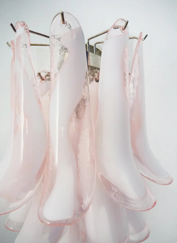 Vintage Murano Pink Wall Lights