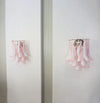 Vintage Murano Pink Wall Lights