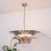 Murano Palmette Transparent Chandelier