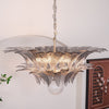 Murano Palmette Transparent Chandelier