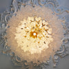 Murano Pink Glass Ceiling Light