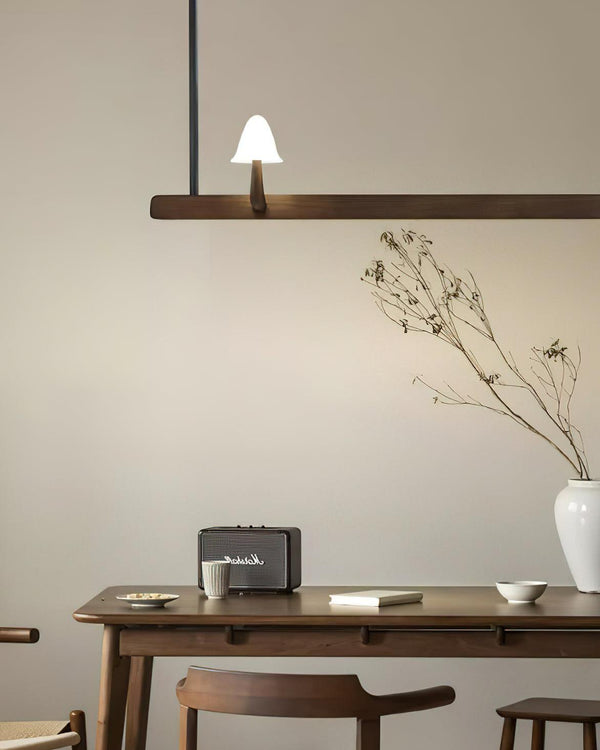 mushroom-beam-chandelier