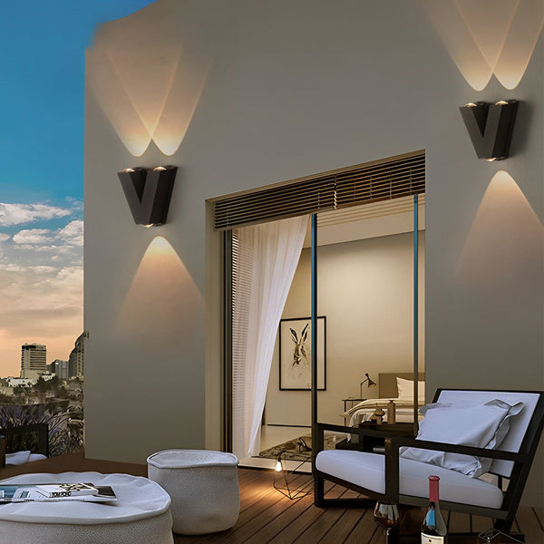 Creative Letters Outdoor Wall Sconce Lighting Ha082381