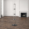 Bamboo Glass Floor Lamp