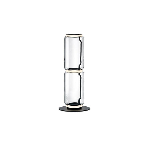 Bamboo Glass Floor Lamp