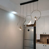 Modern Bird-Inspired Pendant Light, Adjustable LED Chandelier for Dining Room and Living Room