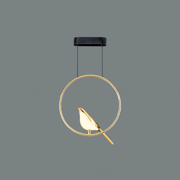 Modern Bird-Inspired Pendant Light, Adjustable LED Chandelier for Dining Room and Living Room
