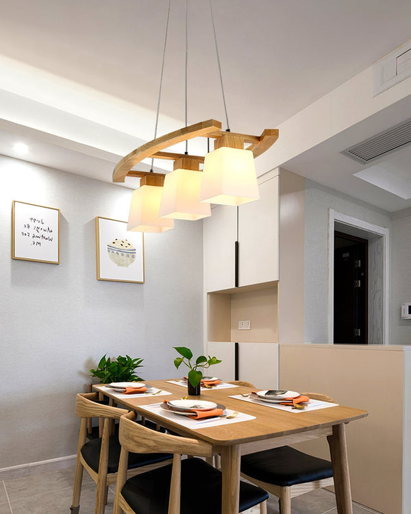 Nordic Ladder Three Head Pendant Light