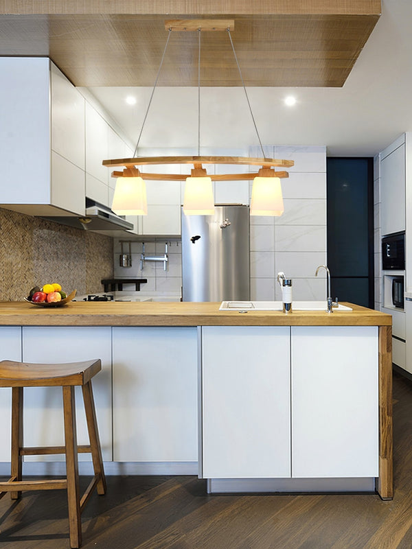 Nordic Ladder Three Head Pendant Light