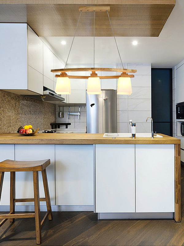 Nordic Ladder Three Head Pendant Light