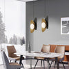Golden Petal Pendant Lamp