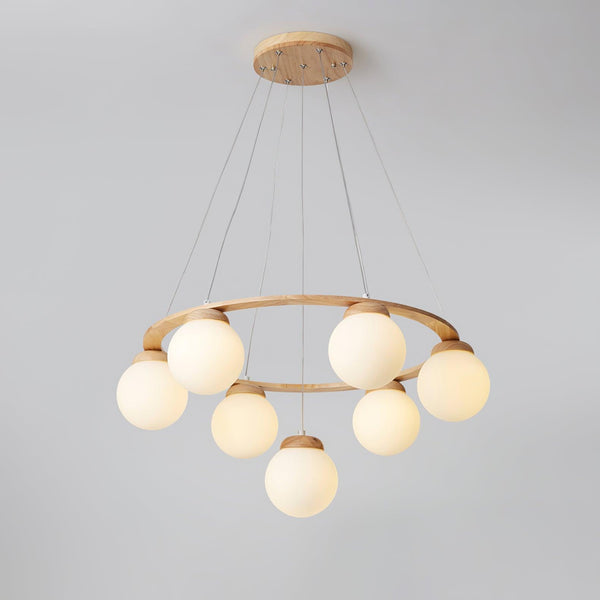 Miira Wood Chandelier