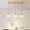 Octagonal Glass Bowl Chandelier