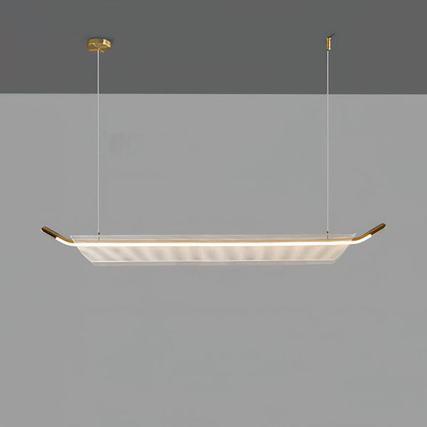 One Word Acrylic Pendant Light