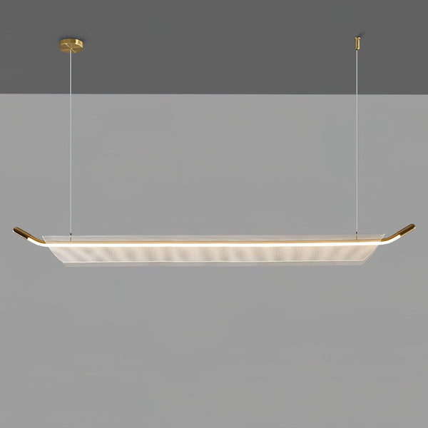 One Word Acrylic Pendant Light