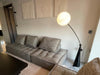 Opal Arc Floor Lamp