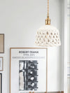 Openwork Ceramic Lamp