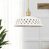 Openwork Ceramic Lamp