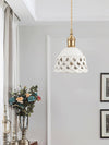 Openwork Ceramic Lamp