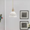 Openwork Ceramic Lamp