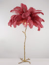 Ostrich Feather Floor Lamp