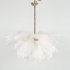 Ostrich Feather Pendant Lamp