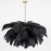 Ostrich Feather Pendant Lamp