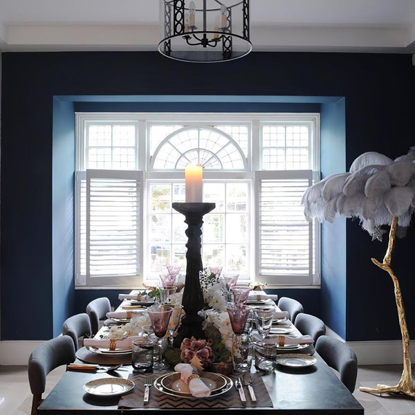 Ostrich Feather Floor Lamp