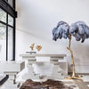 Ostrich Feather Floor Lamp