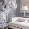 Ostrich Feather Floor Lamp