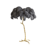 Ostrich Feather Floor Lamp