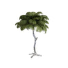 Ostrich Feather Table Lamp